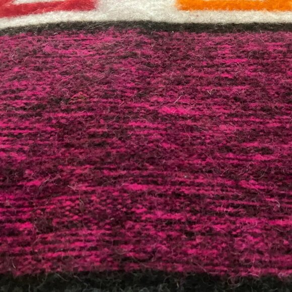 Aztec Print Pullover Poncho - Picture 8 of 9